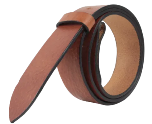 1.75 Inch (45mm) Dark Tan Belt Strap for Removable Buckles Chicago Screws
