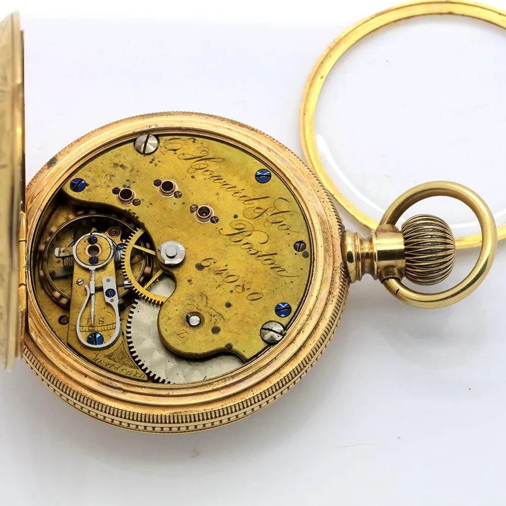 1870s E. Howard Series V 14K Gold Pocket Watch - 15 Jewel, Running