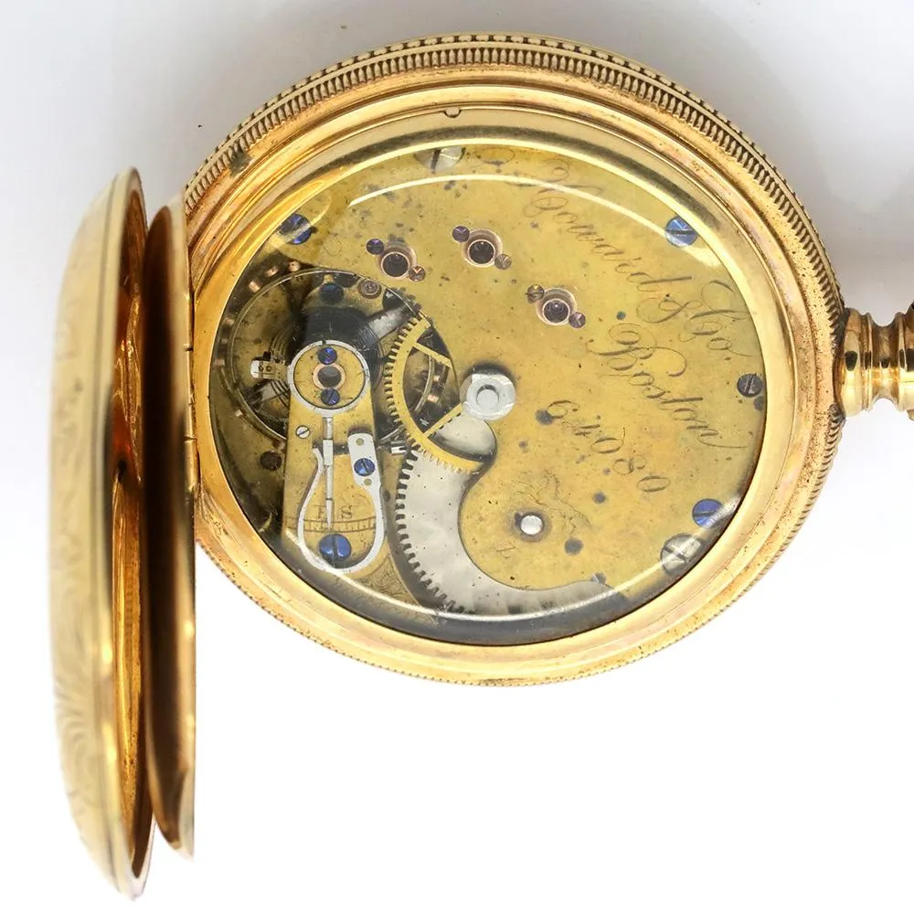 1870s E. Howard Series V 14K Gold Pocket Watch - 15 Jewel, Running