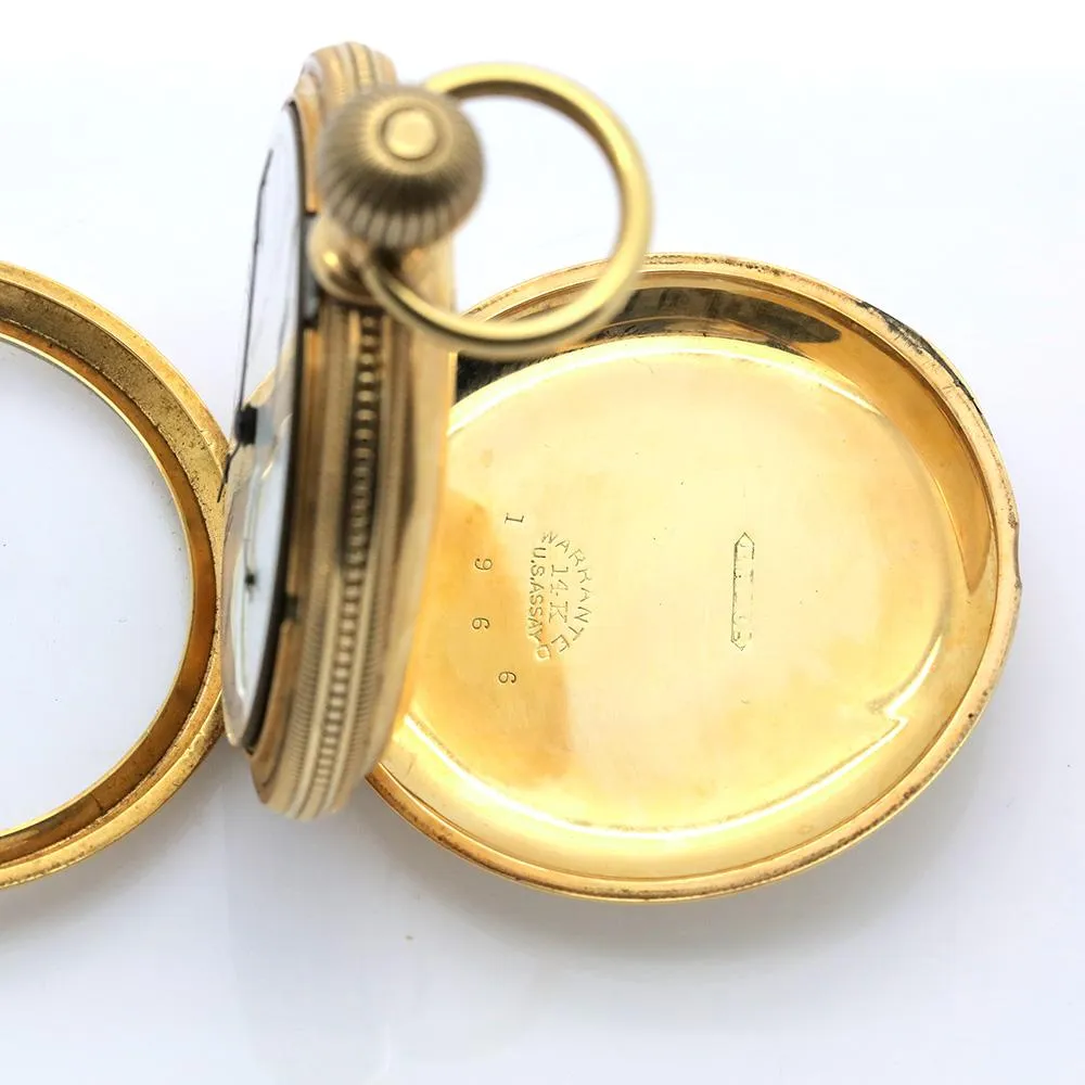 1870s E. Howard Series V 14K Gold Pocket Watch - 15 Jewel, Running