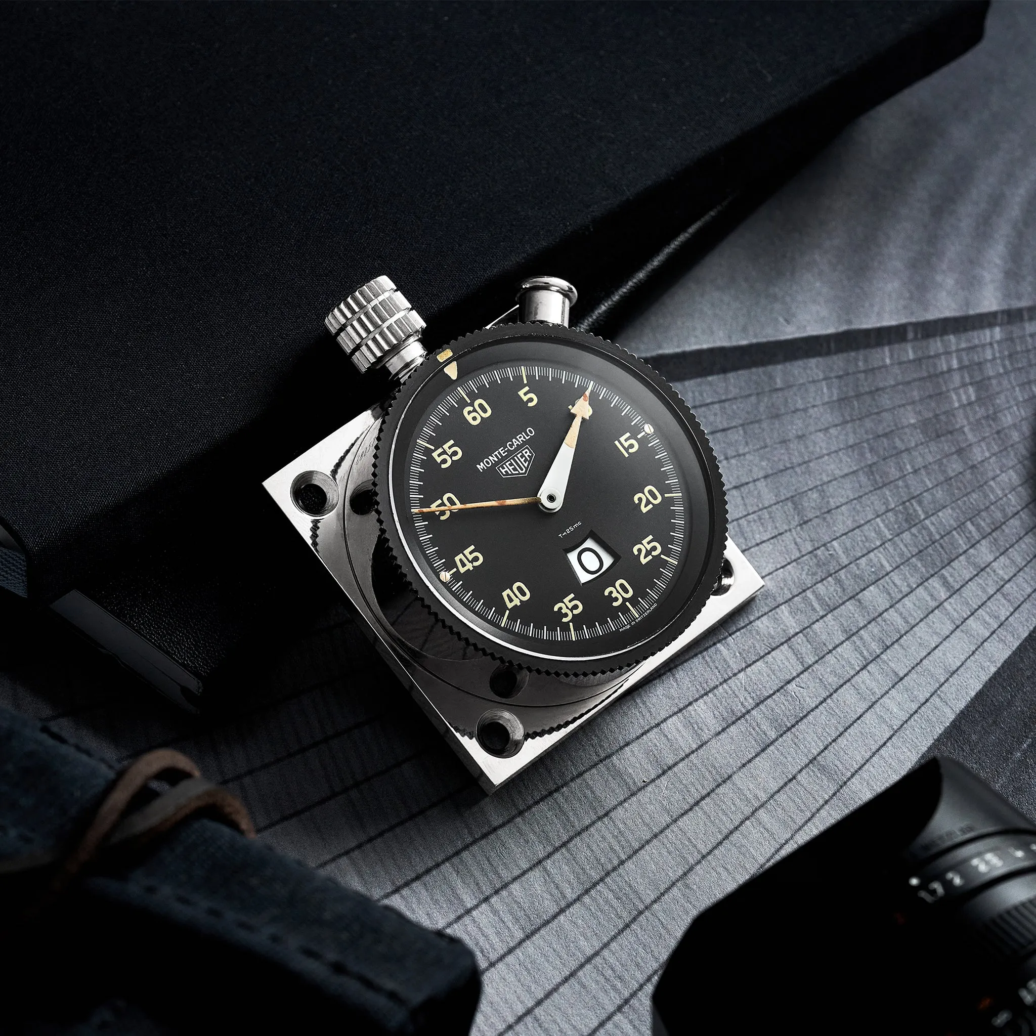 1960s Heuer Monte-Carlo Dashboard Stopwatch