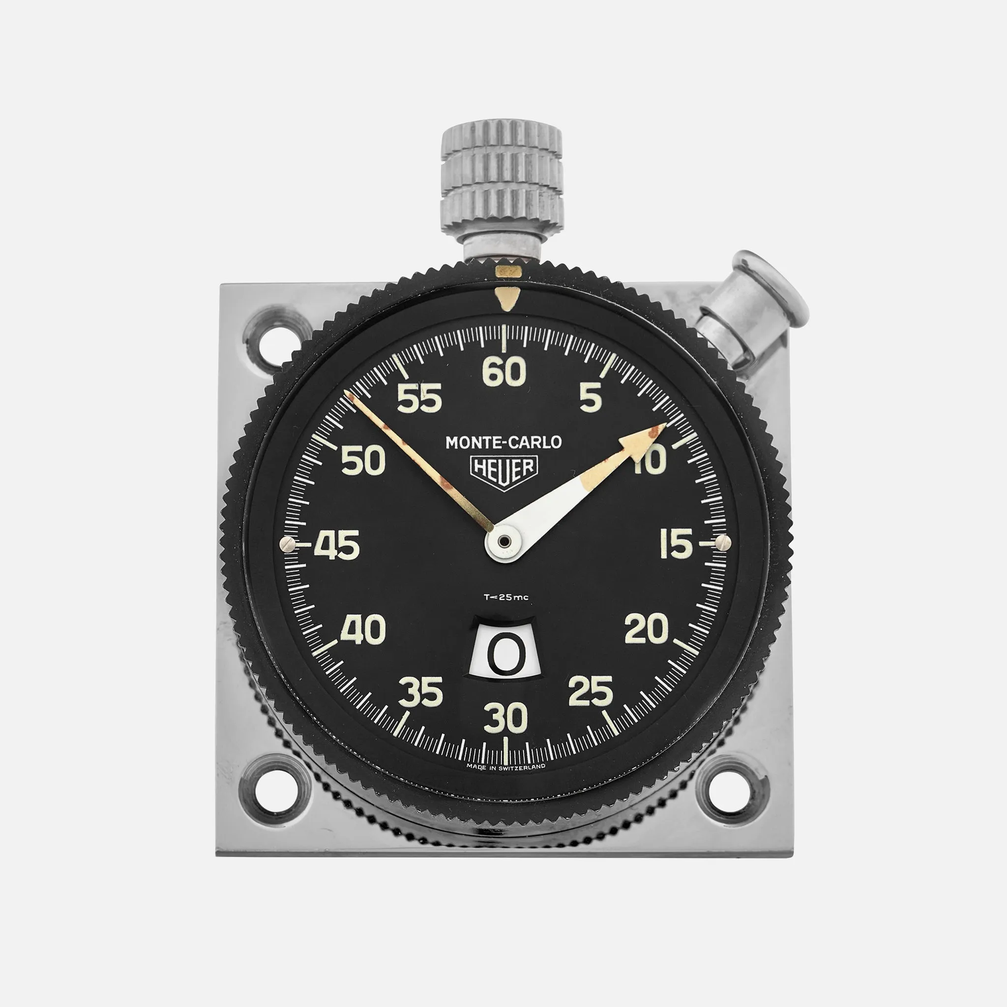 1960s Heuer Monte-Carlo Dashboard Stopwatch