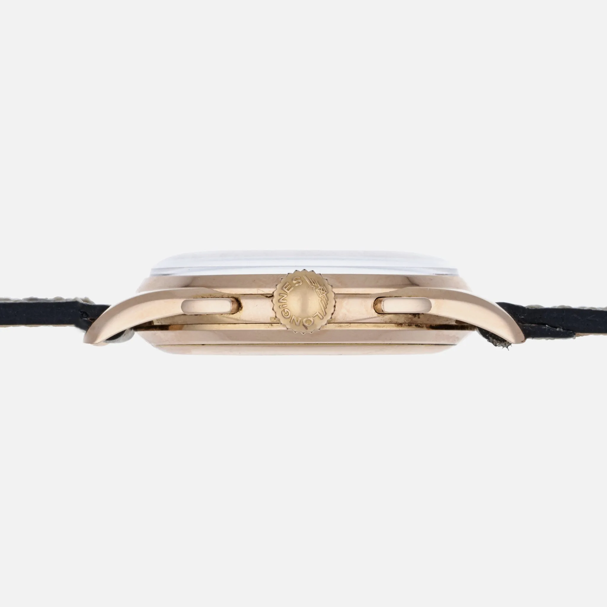 1960s Longines Chronograph Reference 6595 In Rose Gold