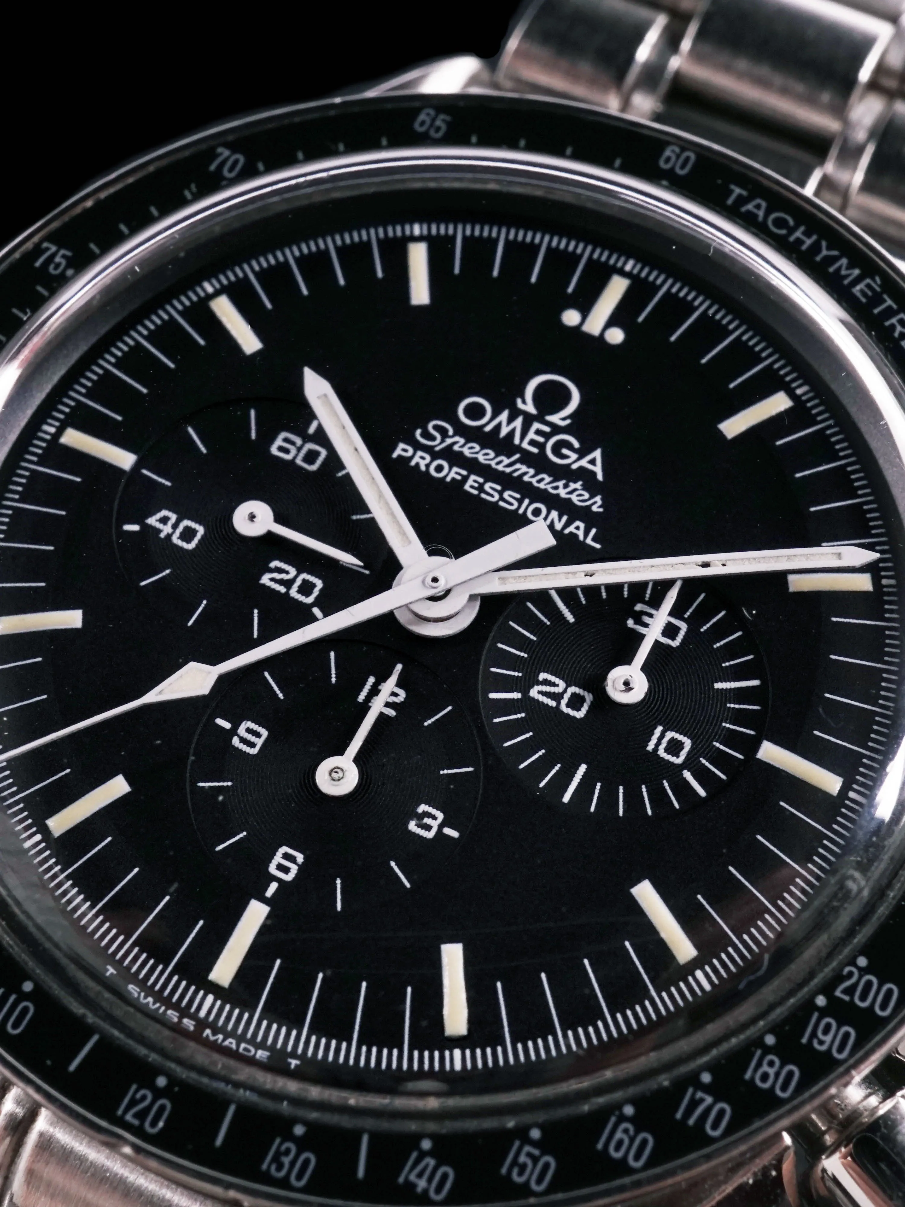 1996 Omega Speedmaster Professional Moonwatch Sapphire Back 3572.50 W/ Box and Hang Tag