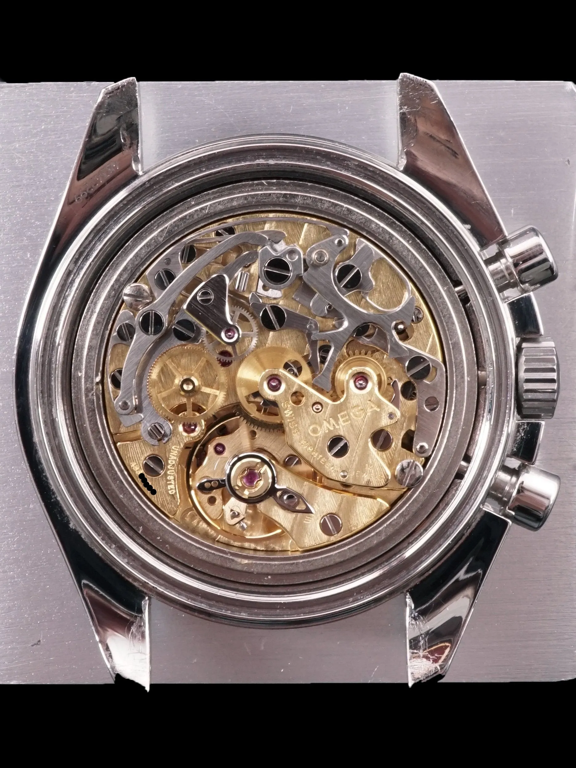 1996 Omega Speedmaster Professional Moonwatch Sapphire Back 3572.50 W/ Box and Hang Tag
