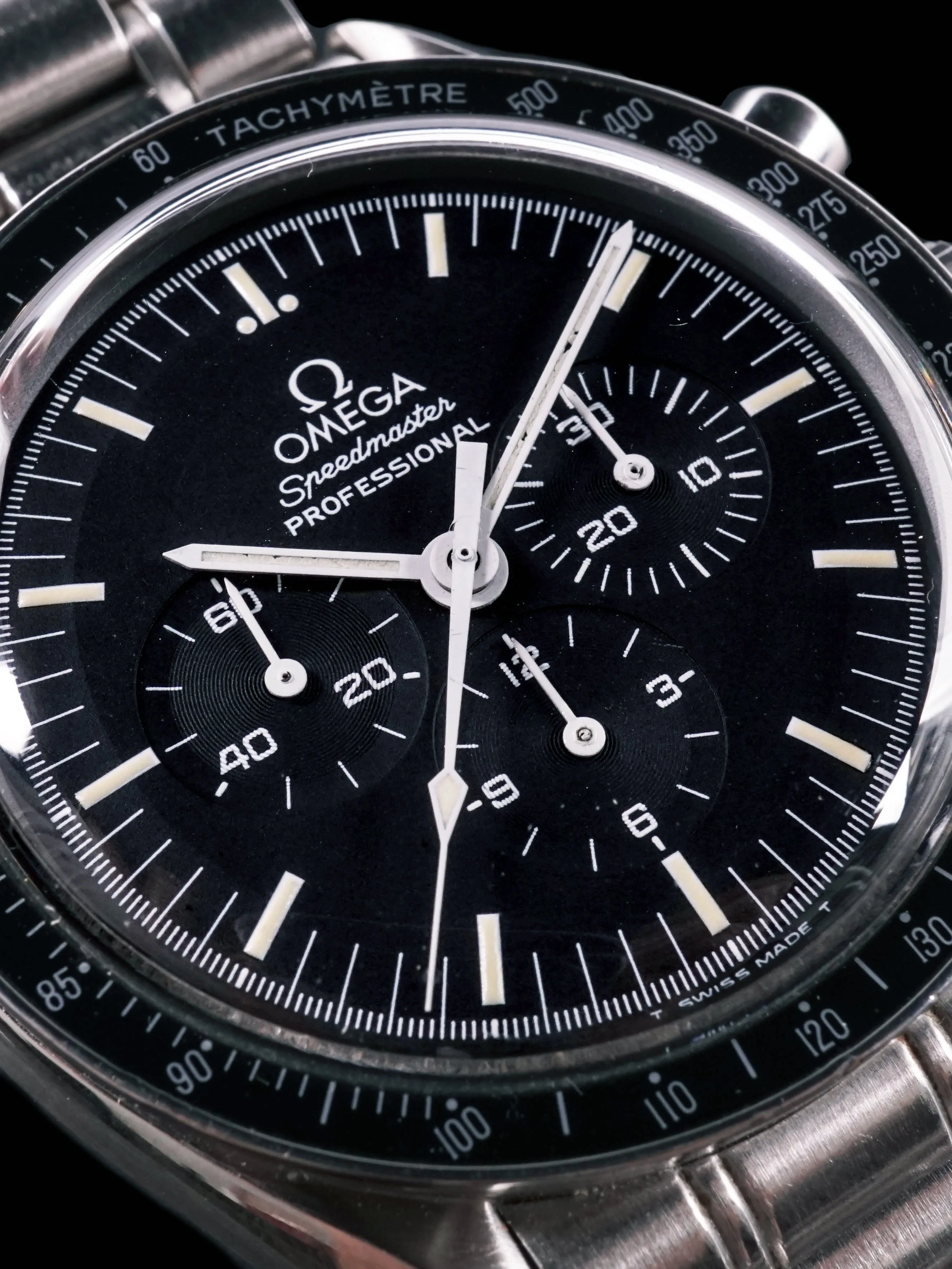 1996 Omega Speedmaster Professional Moonwatch Sapphire Back 3572.50 W/ Box and Hang Tag