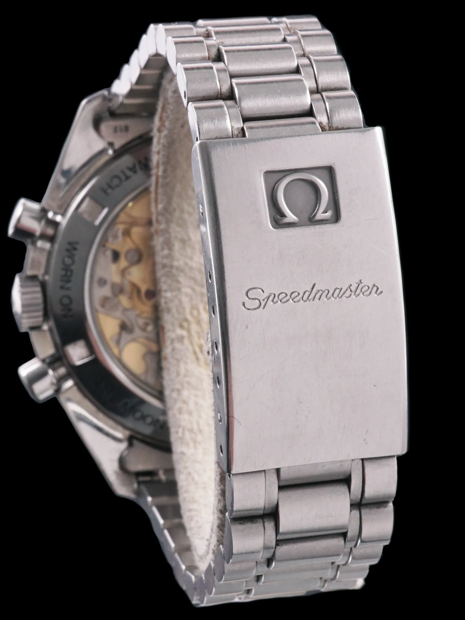 1996 Omega Speedmaster Professional Moonwatch Sapphire Back 3572.50 W/ Box and Hang Tag
