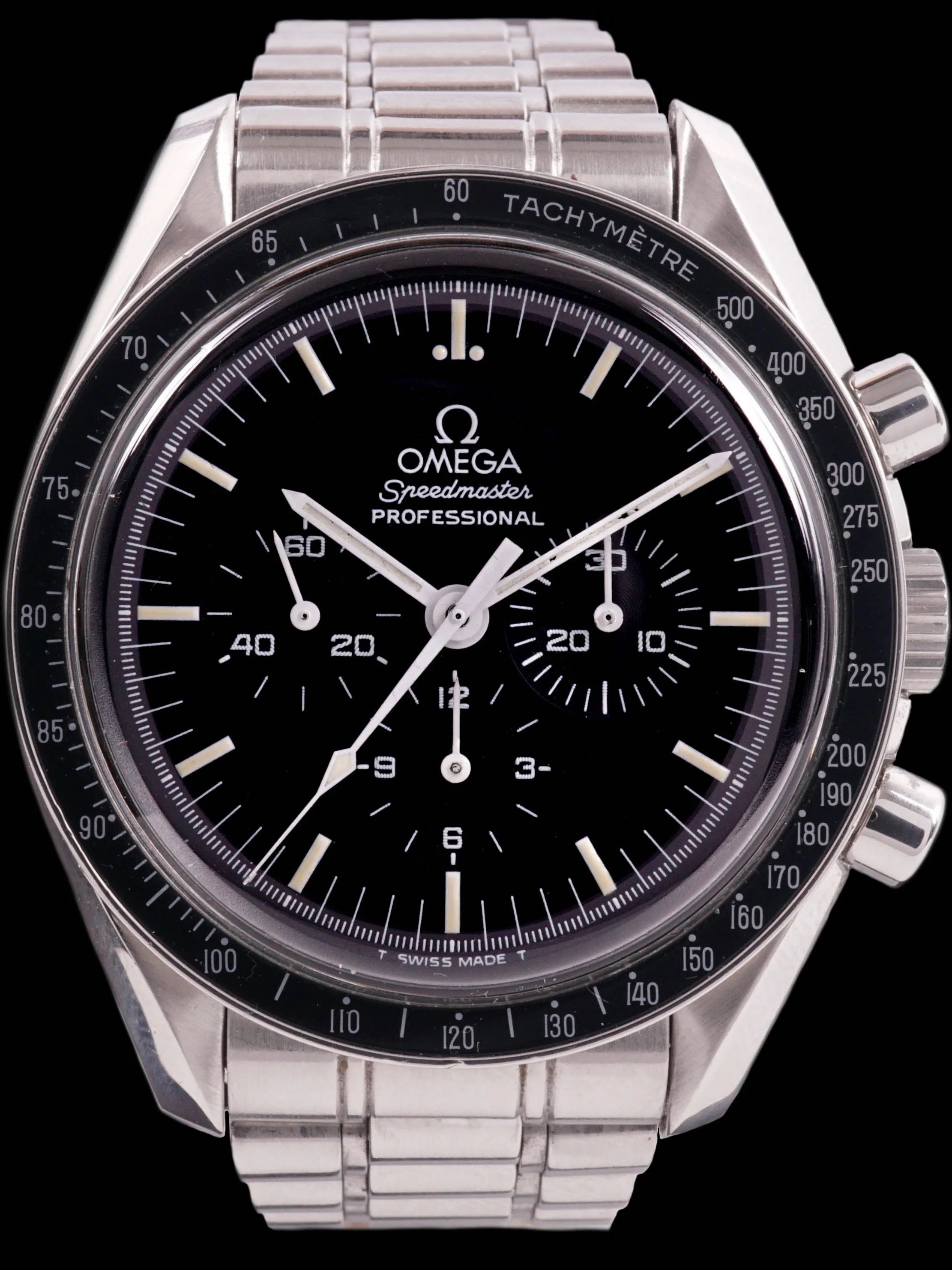 1996 Omega Speedmaster Professional Moonwatch Sapphire Back 3572.50 W/ Box and Hang Tag