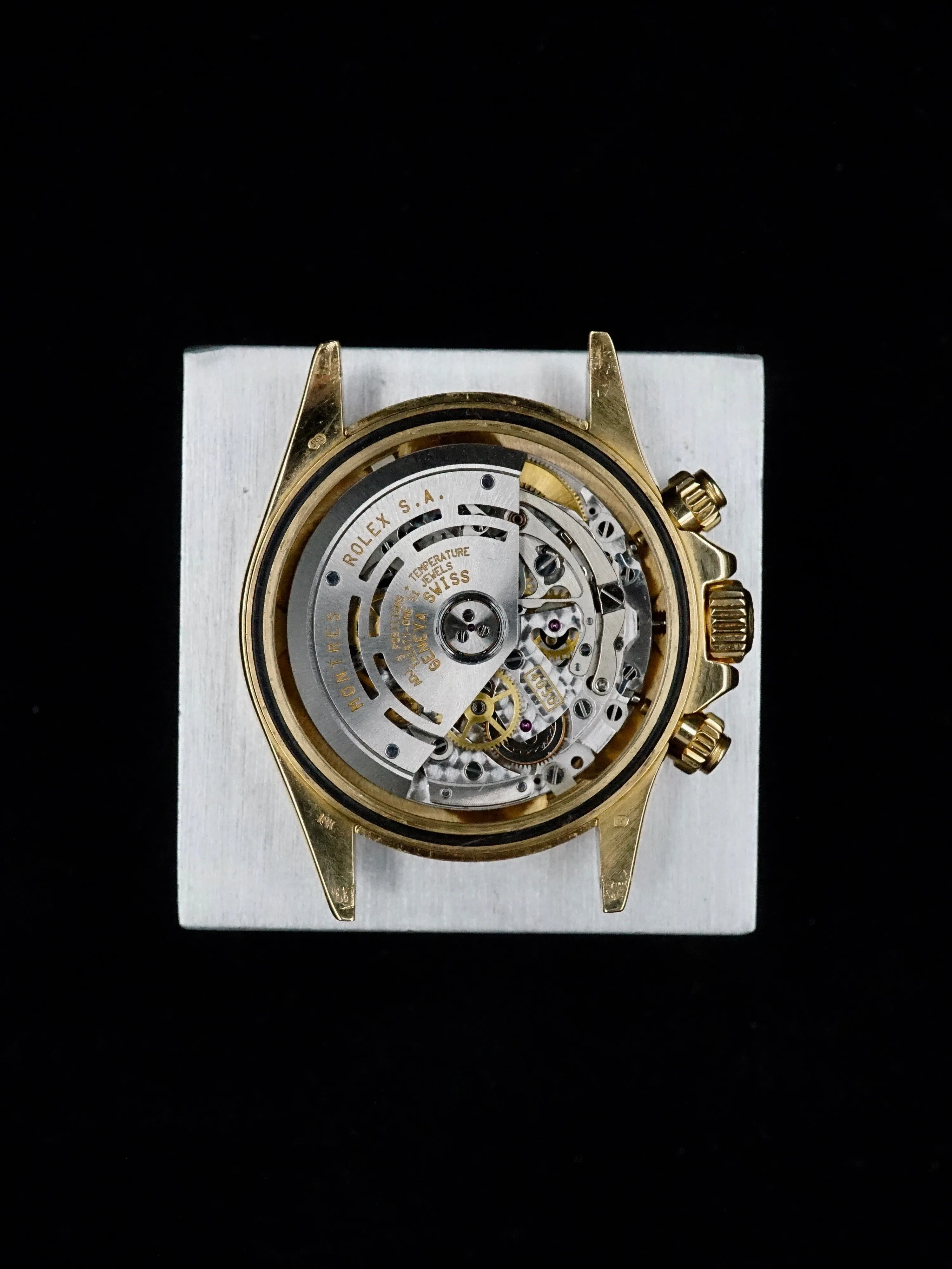 1997 Rolex Daytona Ref. 16528 "Zenith Era" 18k YG Black Dial