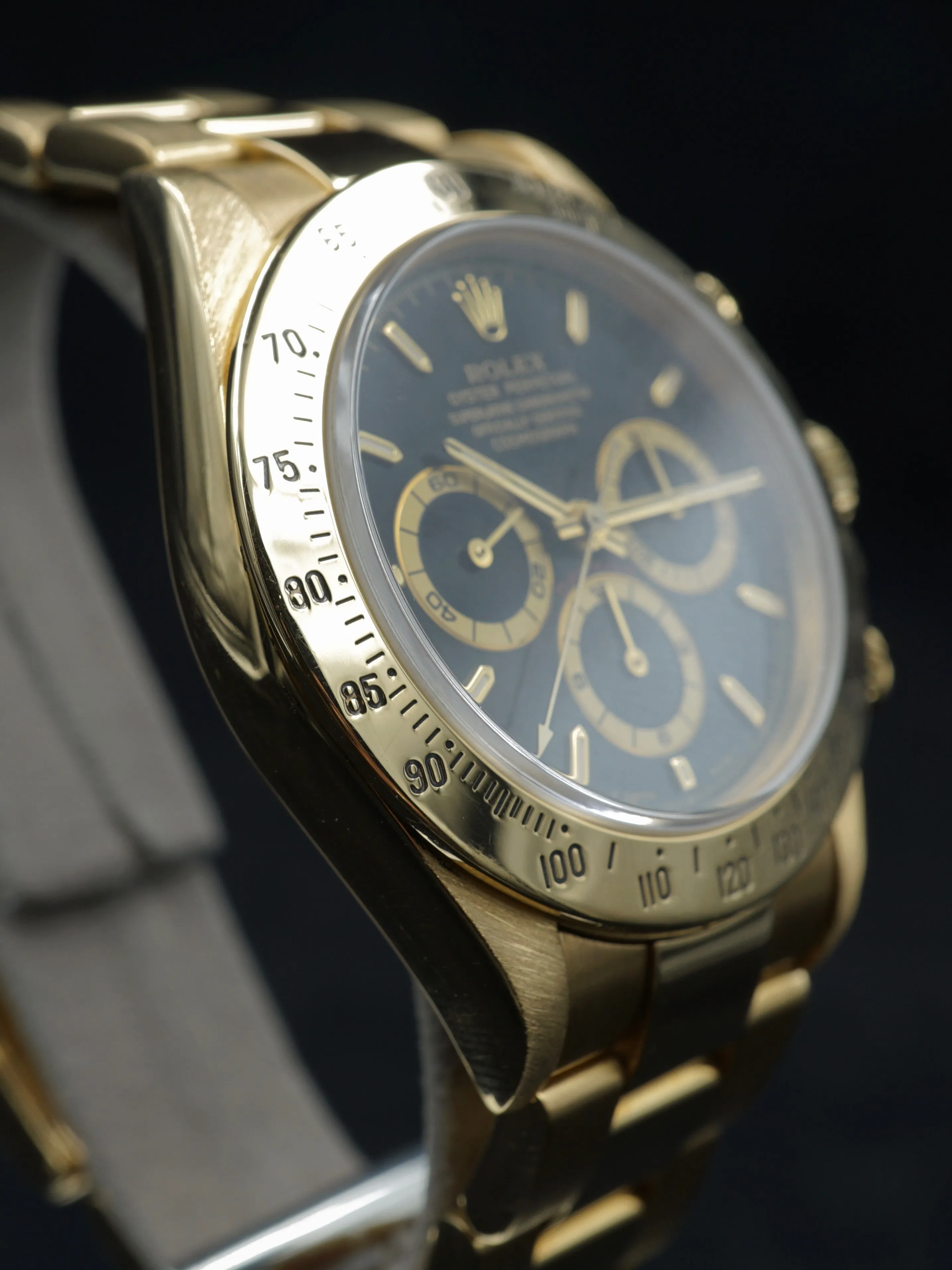 1997 Rolex Daytona Ref. 16528 "Zenith Era" 18k YG Black Dial