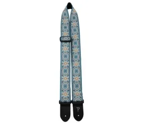 2” THE HOPE COLLECTION BLUE MANDALA GUITAR STRAP