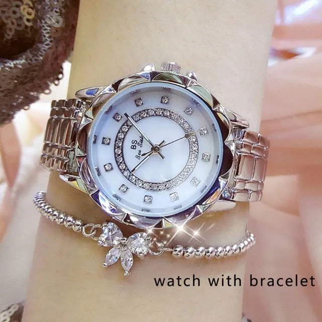 2021 Elegant Women's Diamond Luxury Brand Watches