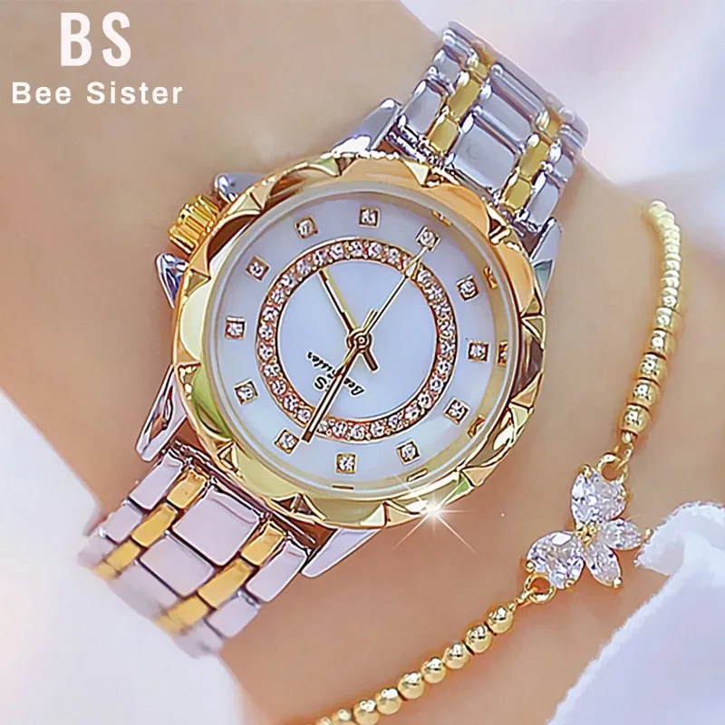 2021 Elegant Women's Diamond Luxury Brand Watches