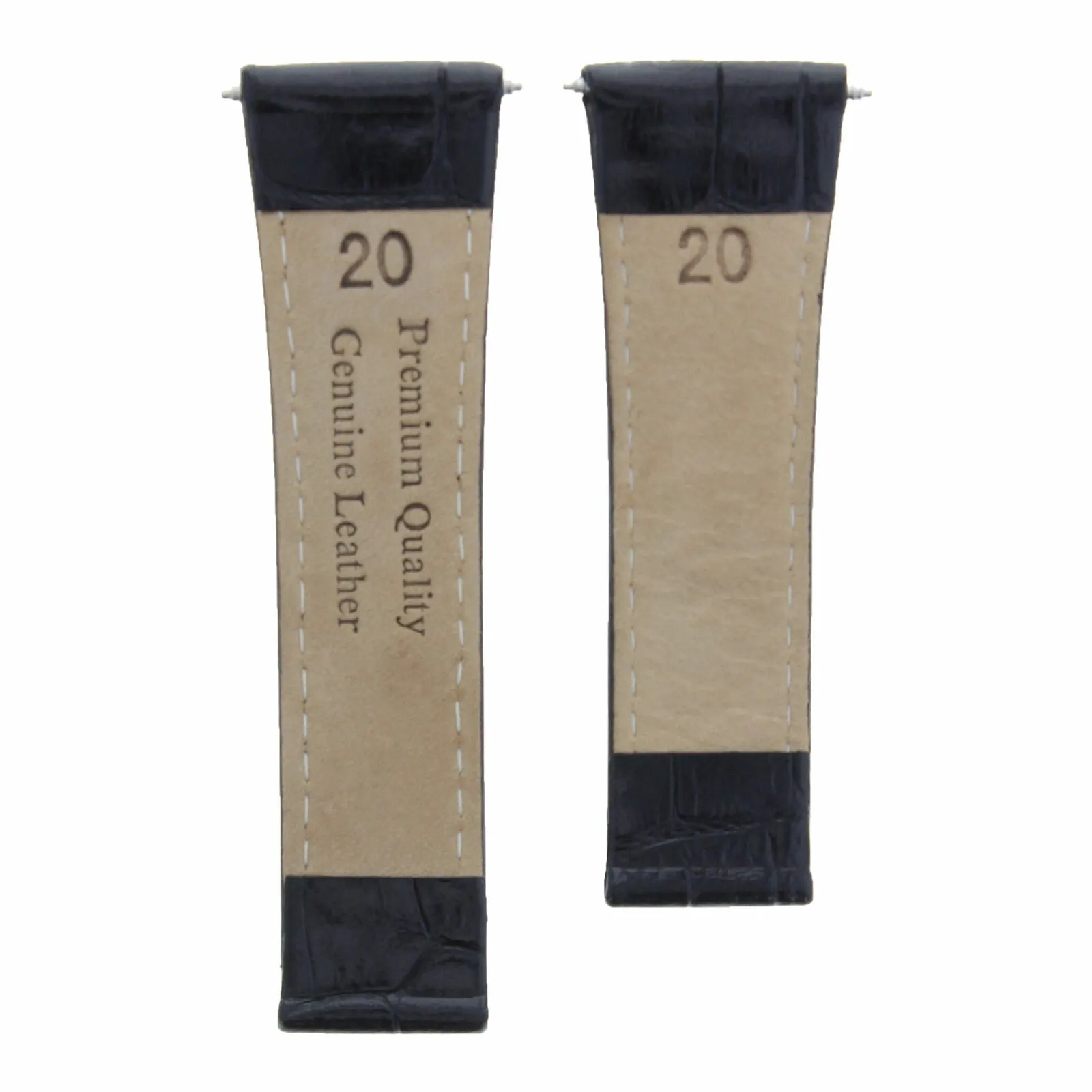 20MM ITALIAN LEATHER BAND STRAP FOR ROLEX DAYTONA 16519 16520 116523 EXTRA SHORT