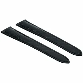 20MM LEATHER STRAP BAND FOR MAURICE LACROIX WATCH CAV511B.FC6225 BLACK