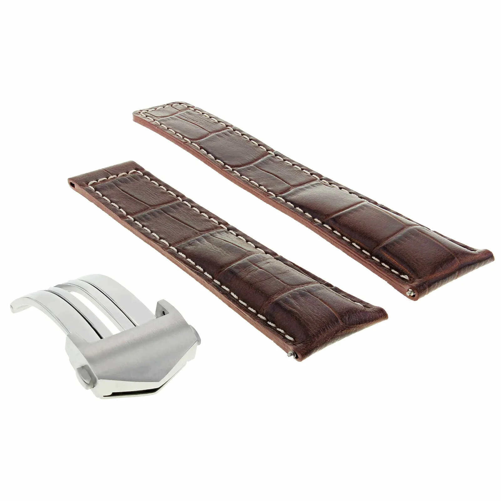 20MM LEATHER WATCH STRAP BAND FOR TAG HEUER CARRERA BROWN WS FIT FC-5037-39-40