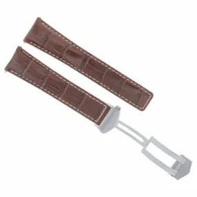 20MM LEATHER WATCH STRAP BAND FOR TAG HEUER CARRERA BROWN WS FIT FC-5037-39-40