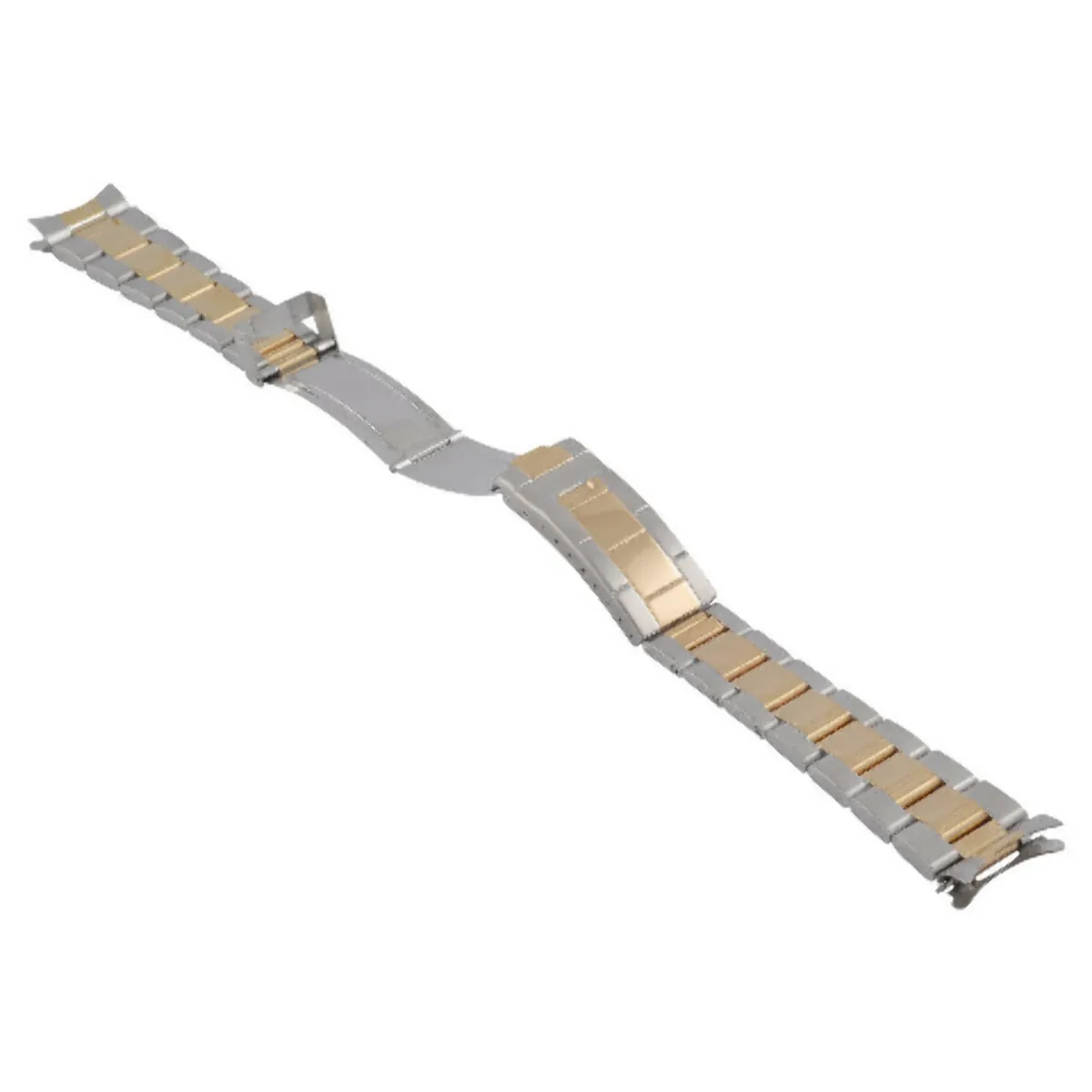 20MM OYSTER WATCH BAND FOR ROLEX SUBMARINER GMT 16700 16710 16718 F/LOCK T/TONE