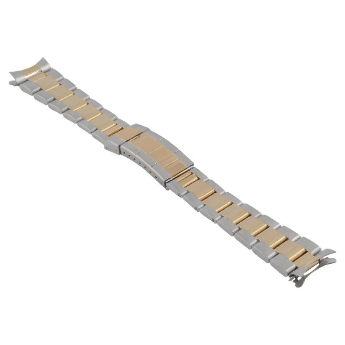 20MM OYSTER WATCH BAND FOR ROLEX SUBMARINER GMT 16700 16710 16718 F/LOCK T/TONE
