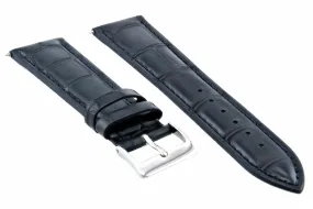 22MM LEATHER WATCH STRAP BAND FOR 42MM MONTBLANC 4810 TIMEWALKER WATCH DARK BLUE