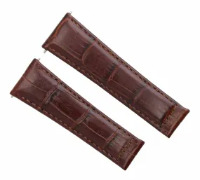 3 -20MM LEATHER STRAP BAND FOR ROLEX DAYTONA 16518 16519 LIGHT BROWN REGULAR #5D