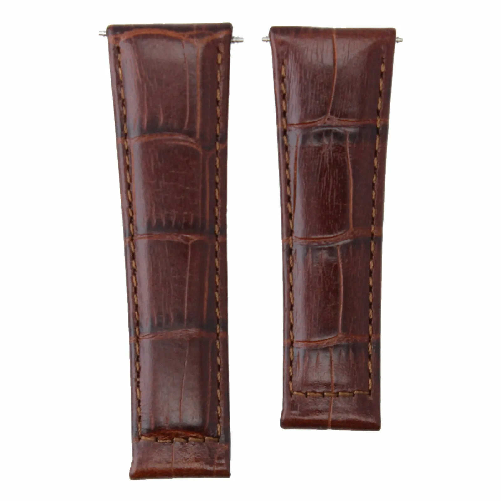 3 -20MM LEATHER STRAP BAND FOR ROLEX DAYTONA 16518 16519 LIGHT BROWN REGULAR #5D