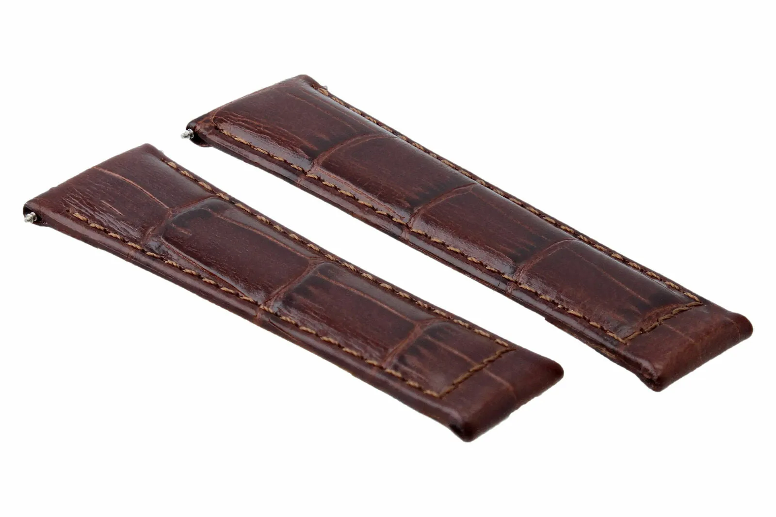 3 -20MM LEATHER STRAP BAND FOR ROLEX DAYTONA 16518 16519 LIGHT BROWN REGULAR #5D