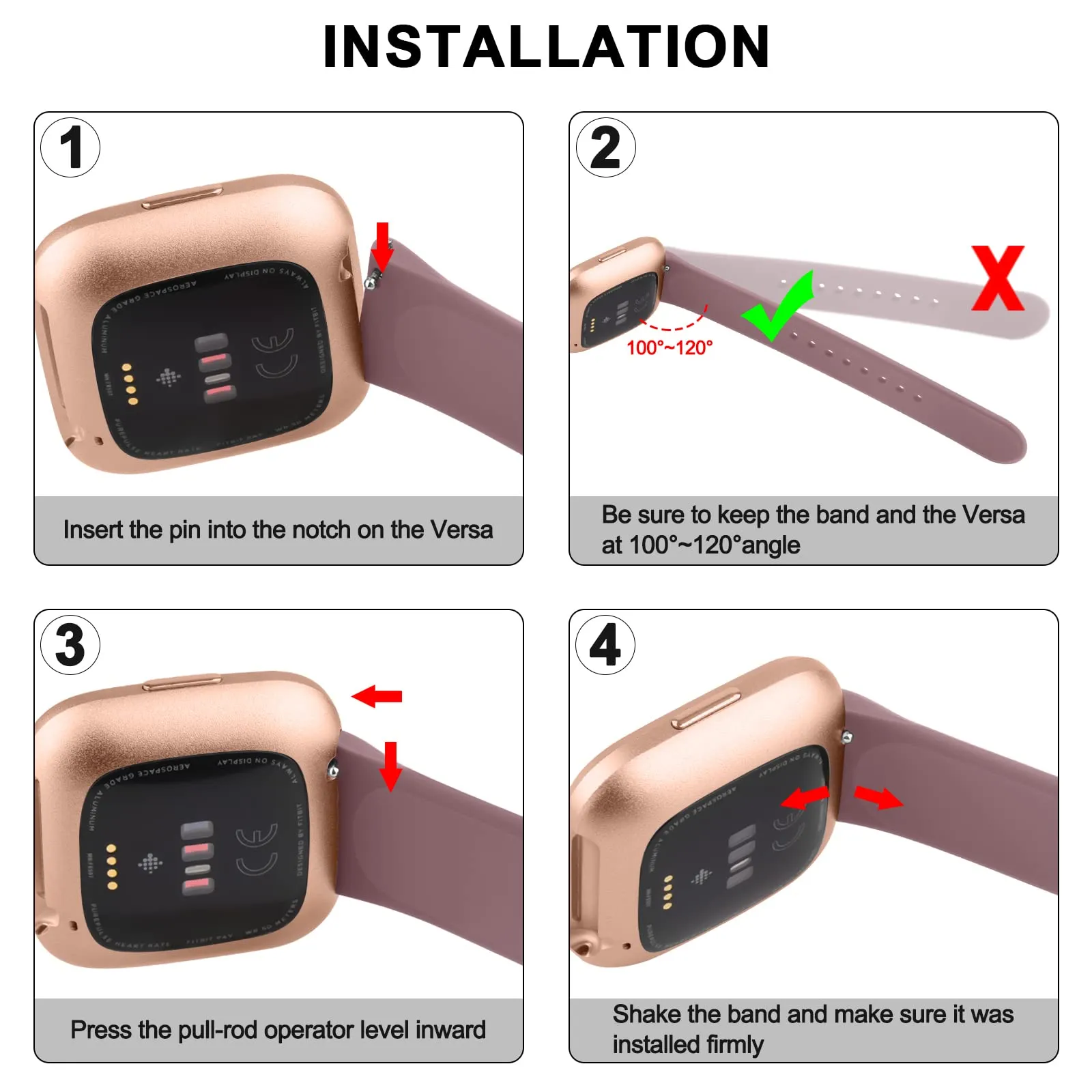 3 Pack Silicone Bands Compatible with Fitbit Versa 2 Bands for Women Men, Soft Breathable Sport Replacement Wristbands for Fitbit Versa 2 / Fitbit Versa/Versa Lite/Versa SE (Milk Tea/Smoke .Milk Tea/Smoke Purple/Starlight