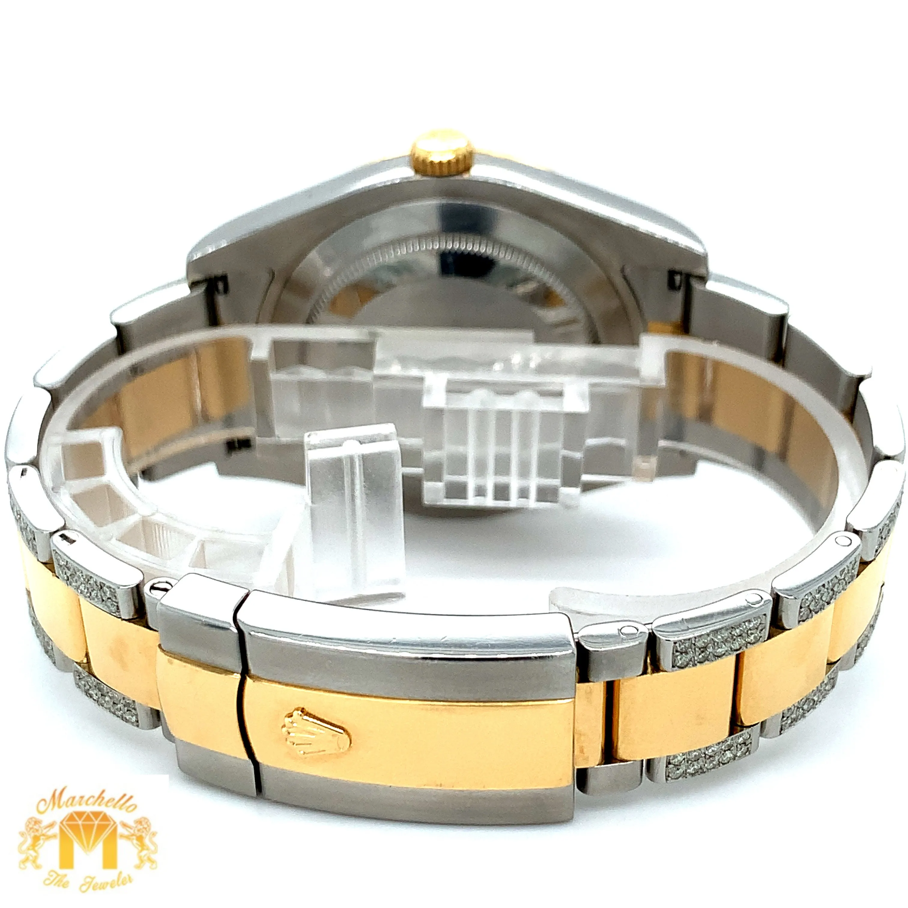 41mm Rolex Datejust Watch with Two-tone Oyster Band (Model number: 116333)