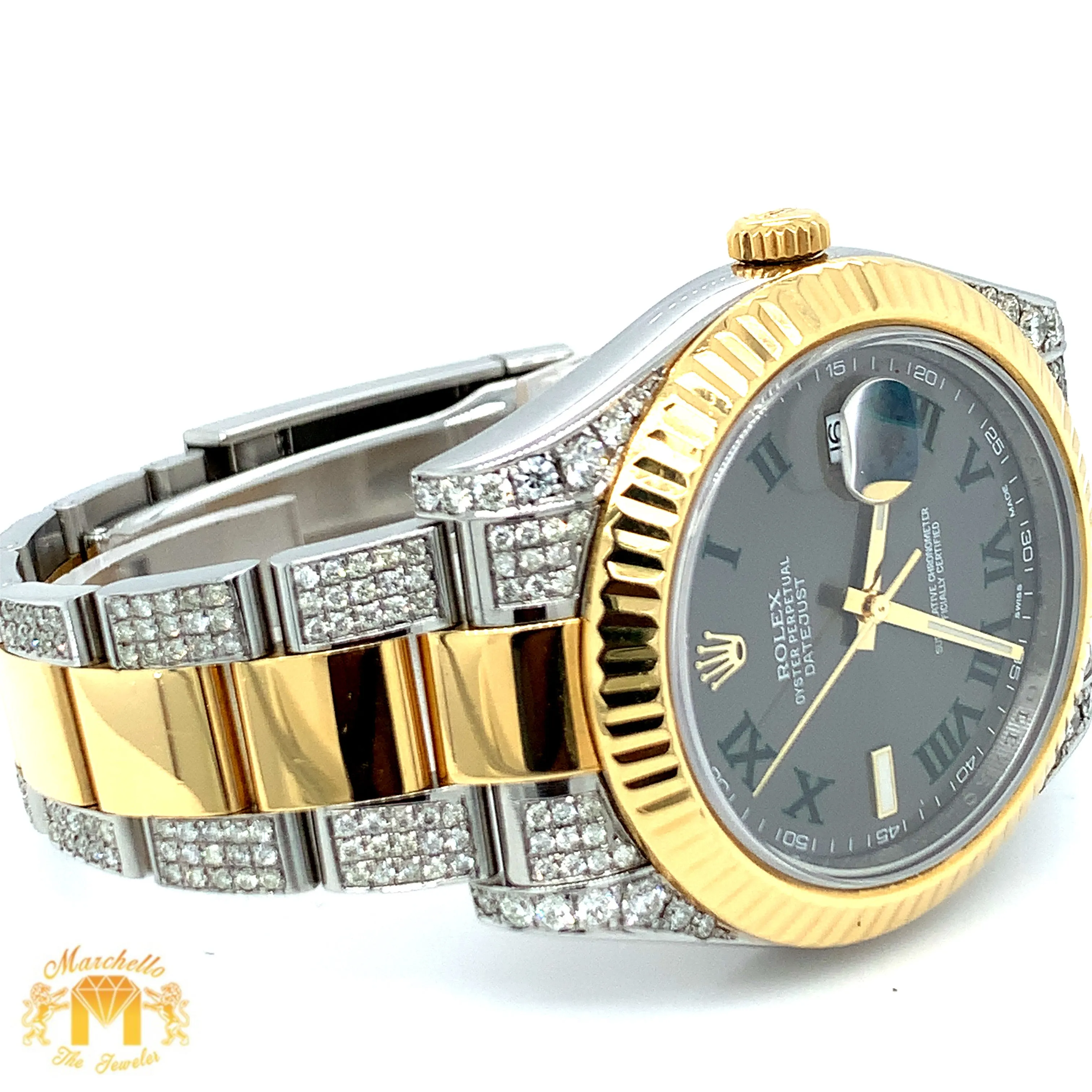 41mm Rolex Datejust Watch with Two-tone Oyster Band (Model number: 116333)