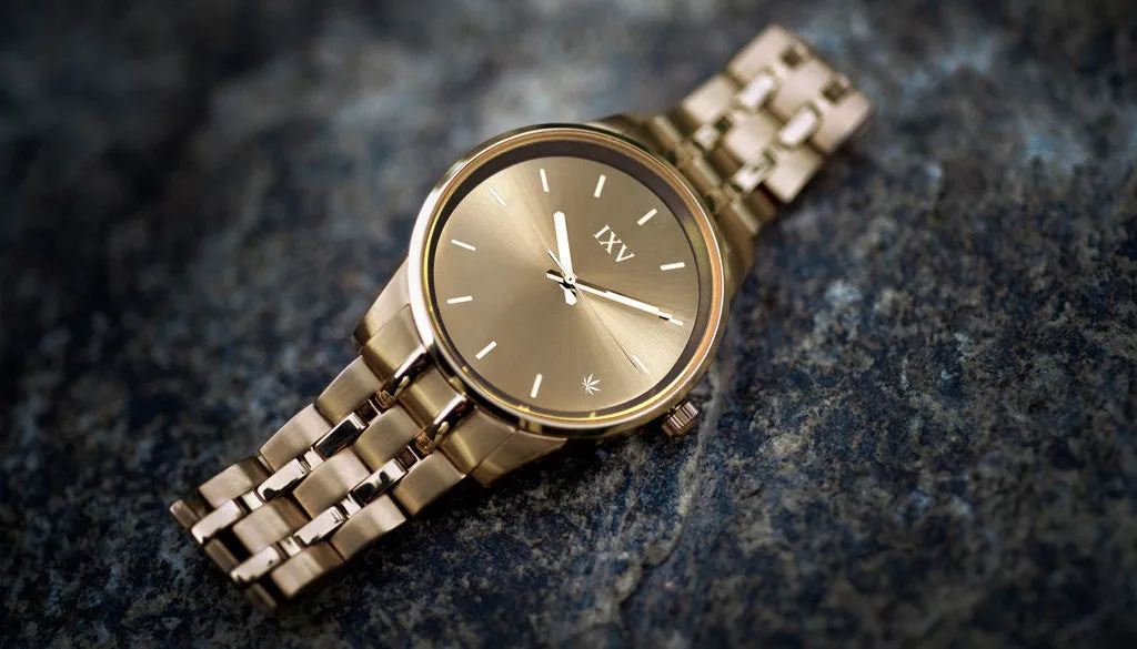9FIVE <br> Executive High Times Watch - Gold