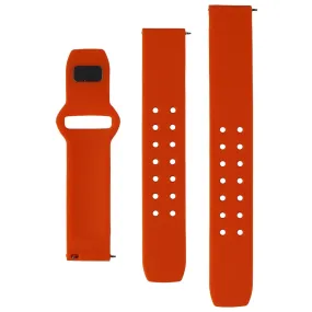 Affinity 20mm Silicone Band for Smartwatches, Watches & More - Orange