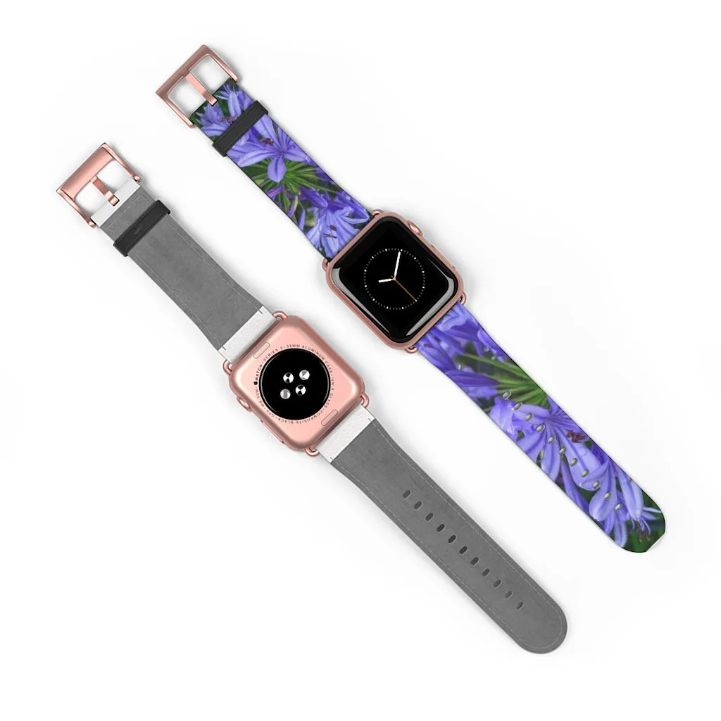 Agapanthus Apple iWatch Replacement Strap Vegan Leather (FWS)
