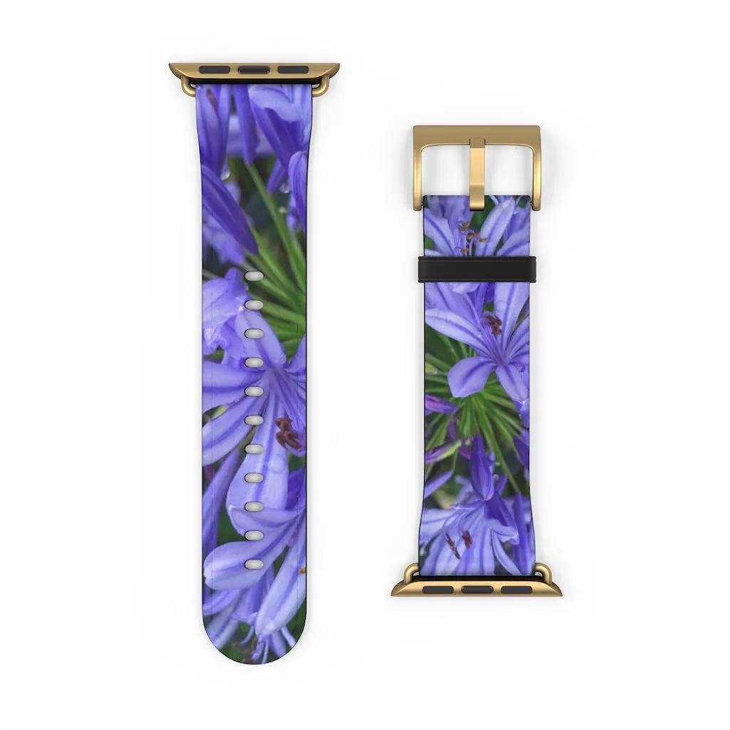 Agapanthus Apple iWatch Replacement Strap Vegan Leather (FWS)