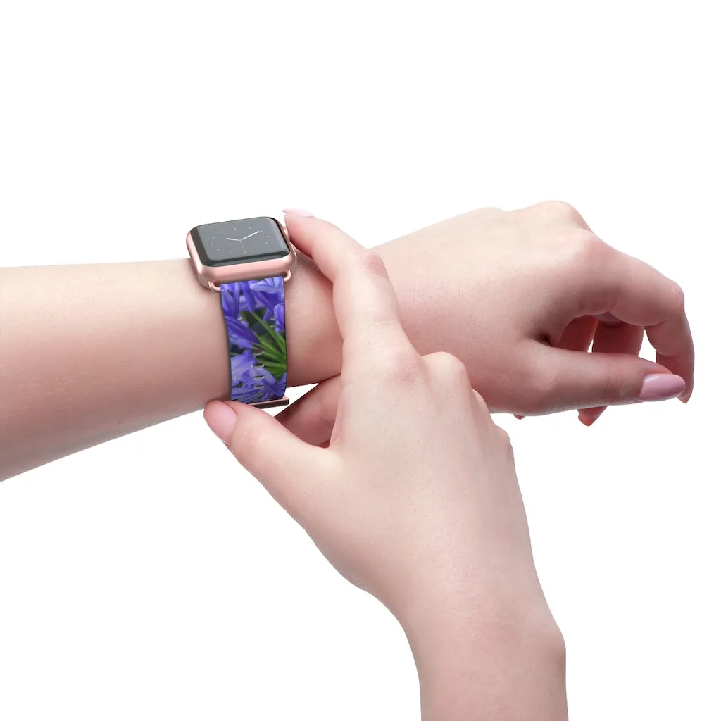 Agapanthus Apple iWatch Replacement Strap Vegan Leather (FWS)
