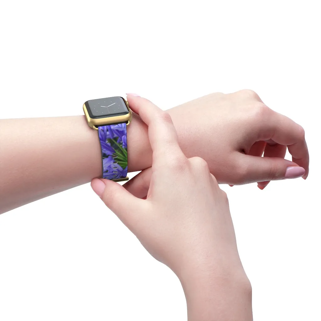 Agapanthus Apple iWatch Replacement Strap Vegan Leather (FWS)
