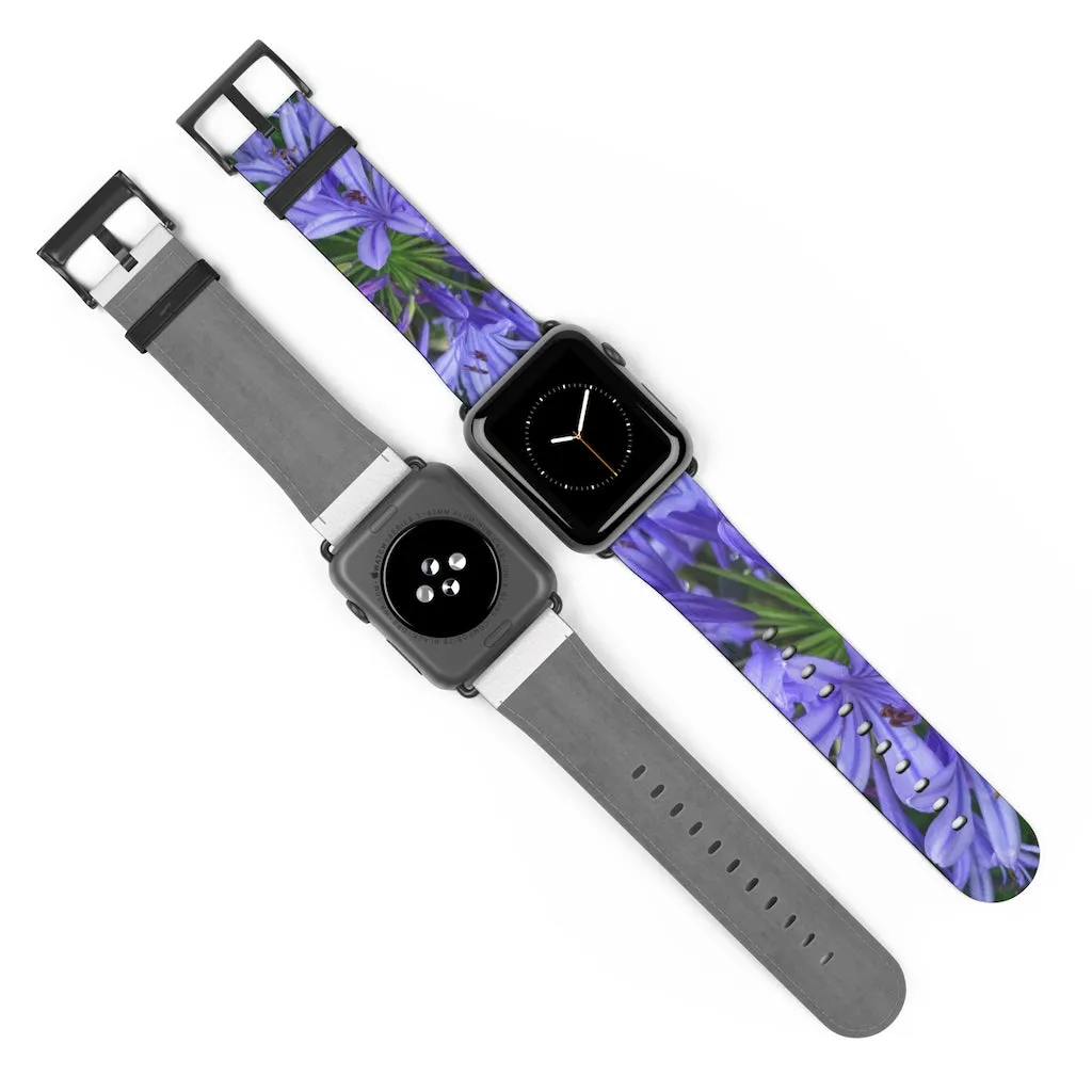 Agapanthus Apple iWatch Replacement Strap Vegan Leather (FWS)