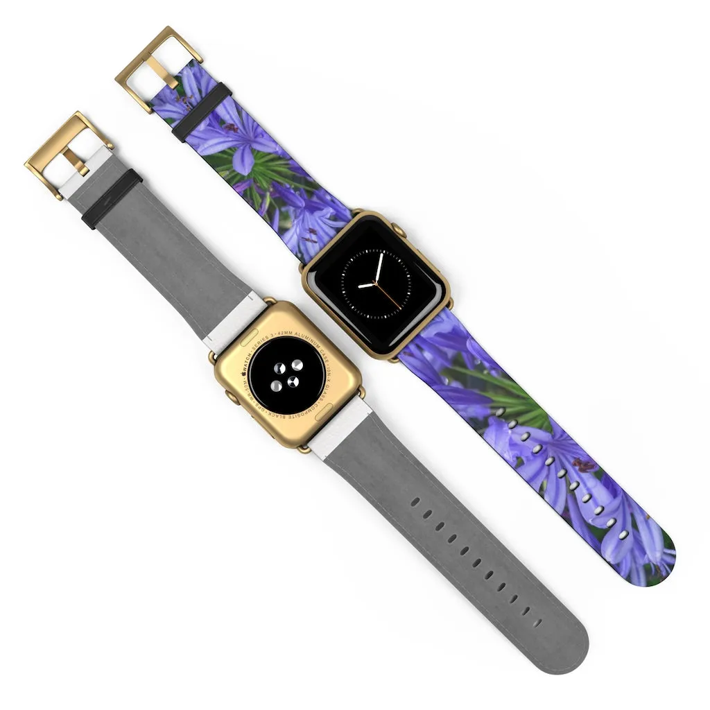 Agapanthus Apple iWatch Replacement Strap Vegan Leather (FWS)