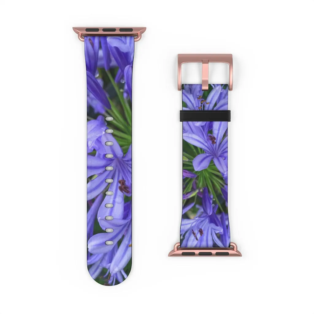 Agapanthus Apple iWatch Replacement Strap Vegan Leather (FWS)