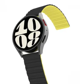 Araree Silicone Link Galaxy Watch Strap 20mm - Black/Yellow