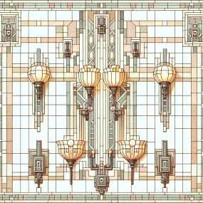art deco wall sconces