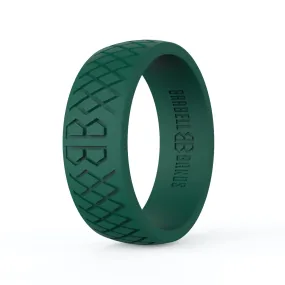Barbell Bands Men's "Forest Green" Silicone Ring
