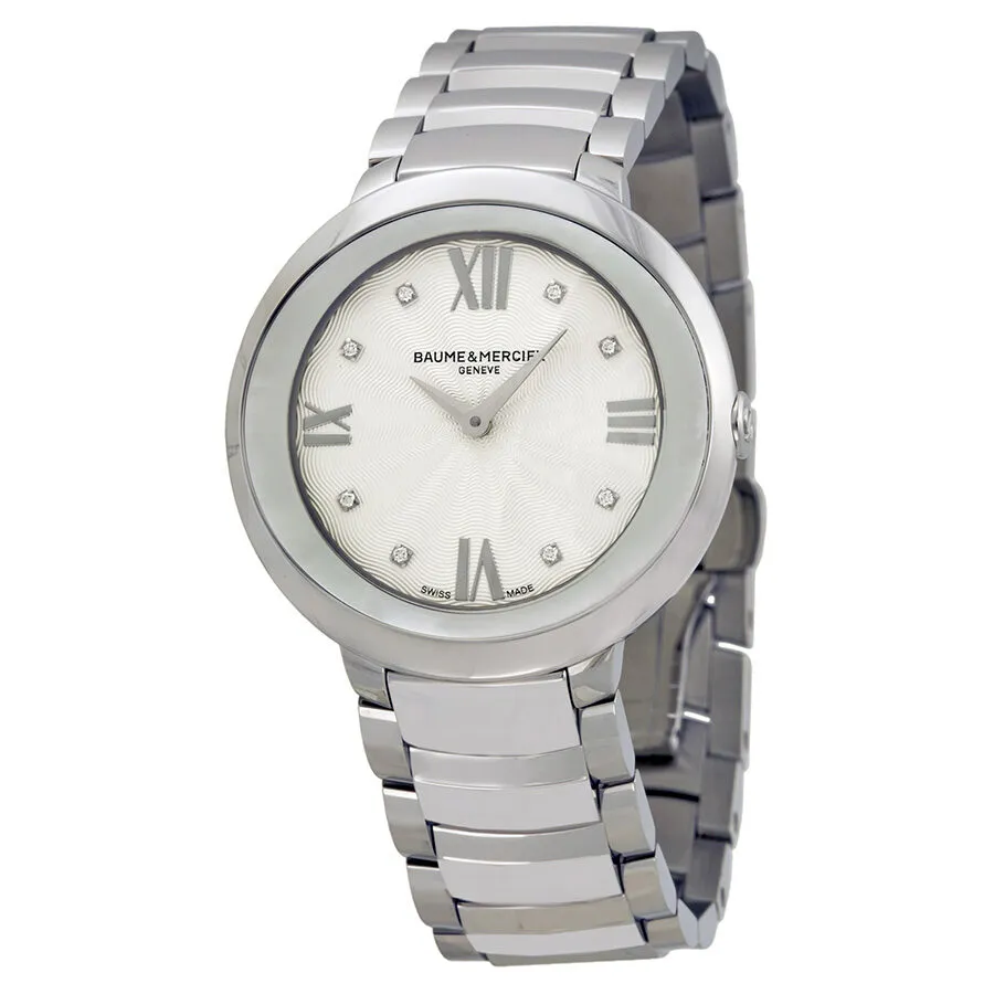 Baume et Mercier Promesse Mother of Pearl Dial Diamond 34mm Ladies Watch 10178 MOA10178