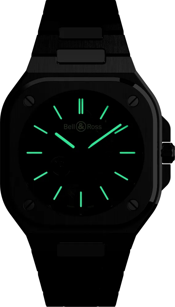 Bell & Ross Watch BR 05 Skeleton Nightlum Rubber Limited Edition