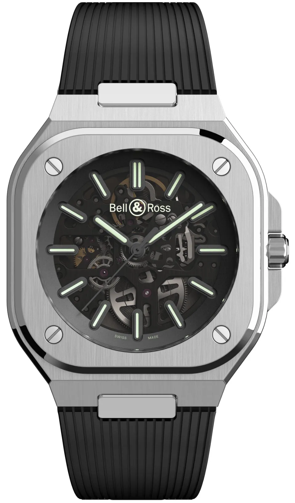 Bell & Ross Watch BR 05 Skeleton Nightlum Rubber Limited Edition