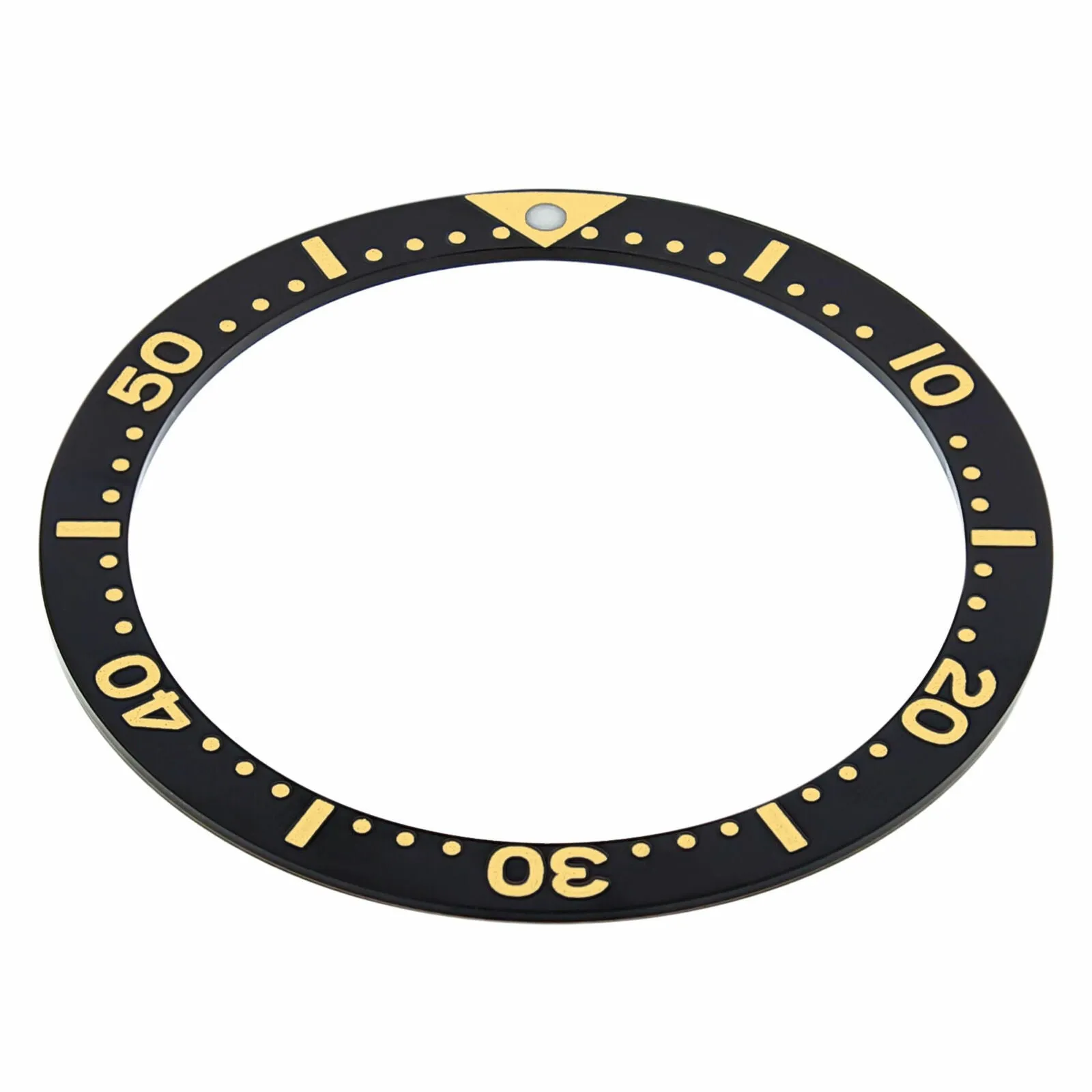 BEZEL INSERT FOR SEIKO WATCH 6309-7040-7049 SUWA TURTLE 6309A AUTAMATIC BLACK GF