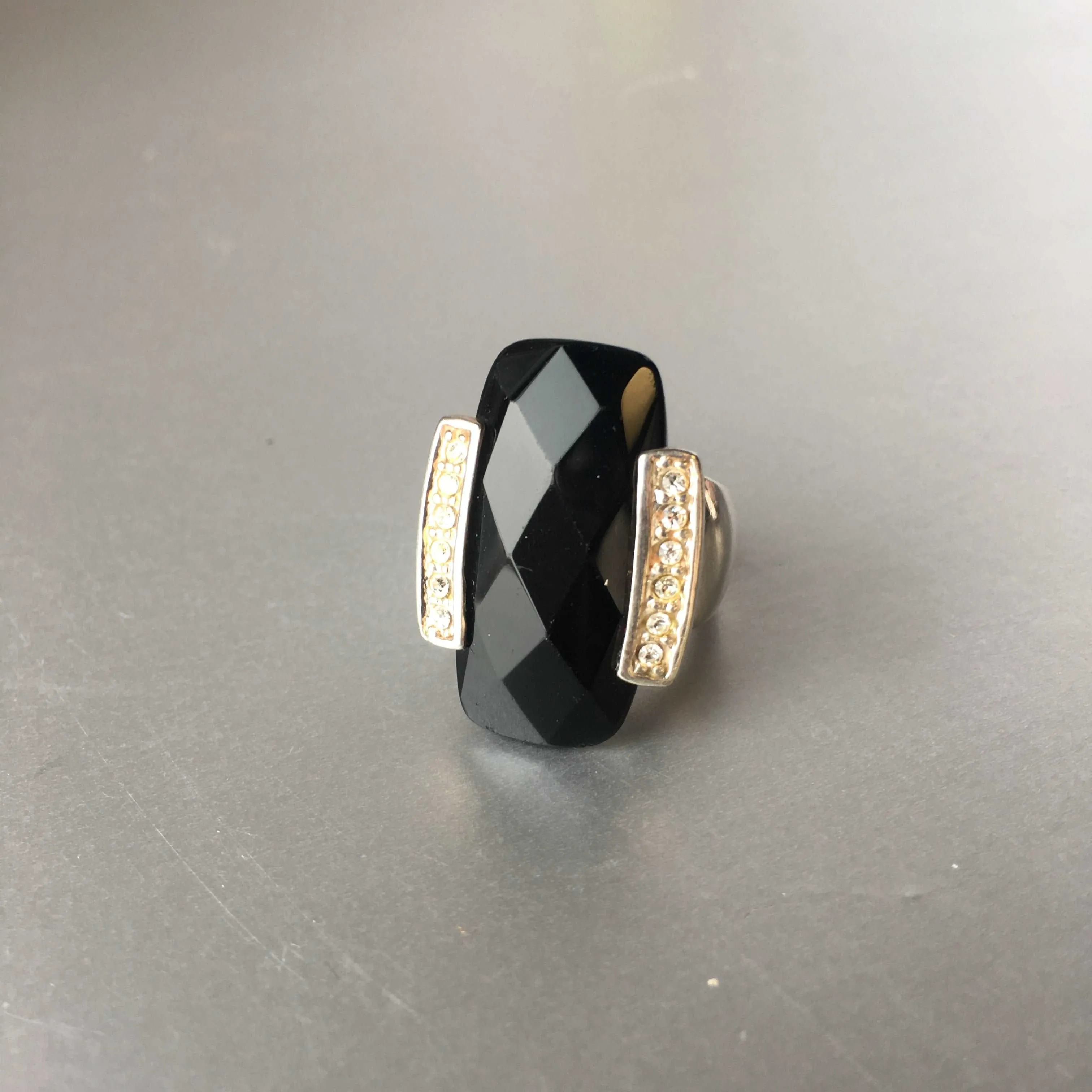 Bold Cocktail Ring from the Art Deco Revival Era