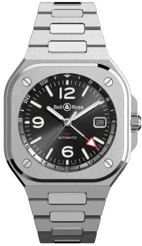 BR Watch BR5 GMT Black Steel Bracelet