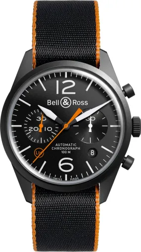 BR Watch Carbon ORSange Blackbird Limited Edition