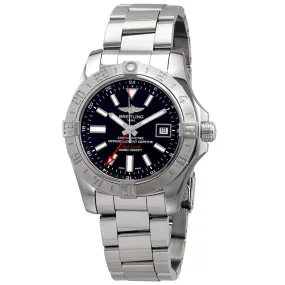 Breitling Avenger II GMT Volcano Black Dial Automatic Men's Watch A32390111B1A1